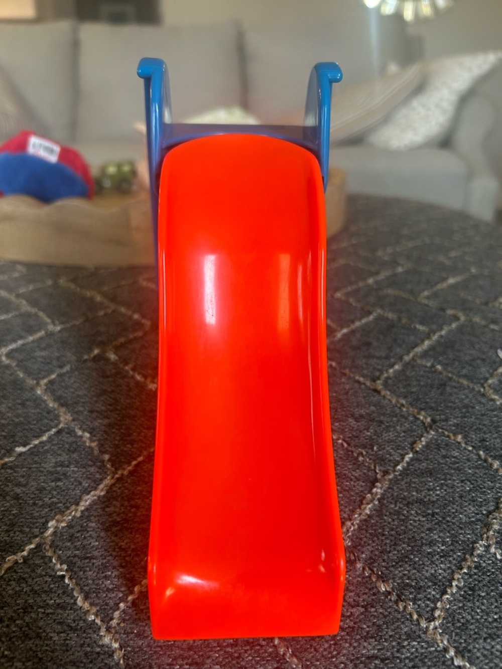 Vintage Little Tikes Dollhouse Slide Orange And Blue Folding Slide - Picture 3 of 3